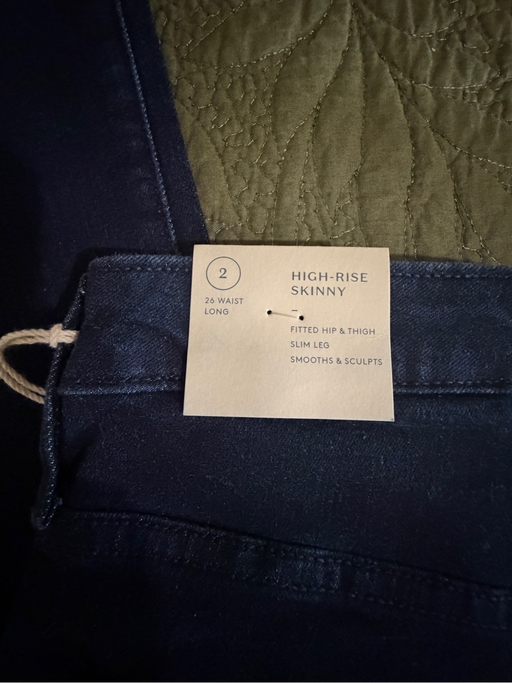 Universal Thread High Rise Skinny Jeans Size 2 Long - Picture 2 of 3